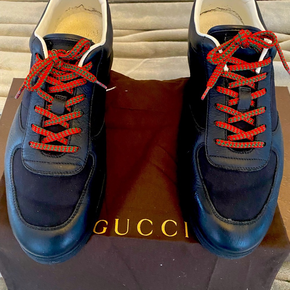 Gucci sneakers classics men’s size 11 just worn couple times to events